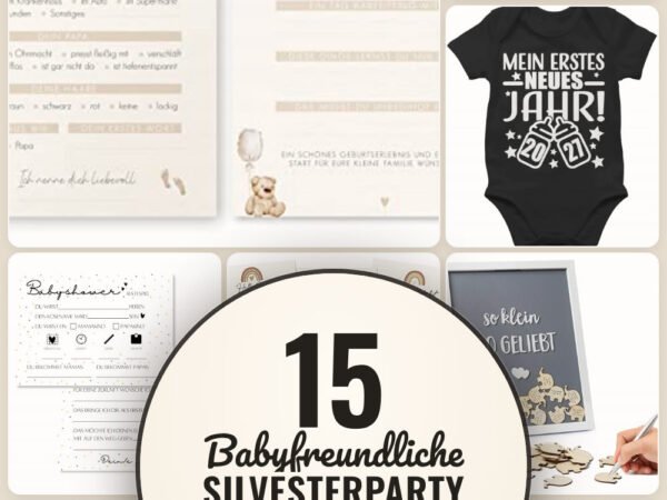 Babyfreundliche Silvesterparty zuhause: 15 Amazon-Finds