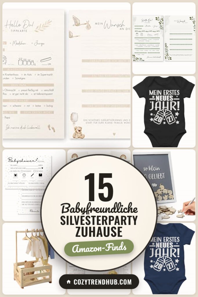 Babyfreundliche Silvesterparty zuhause: 15 Amazon-Finds