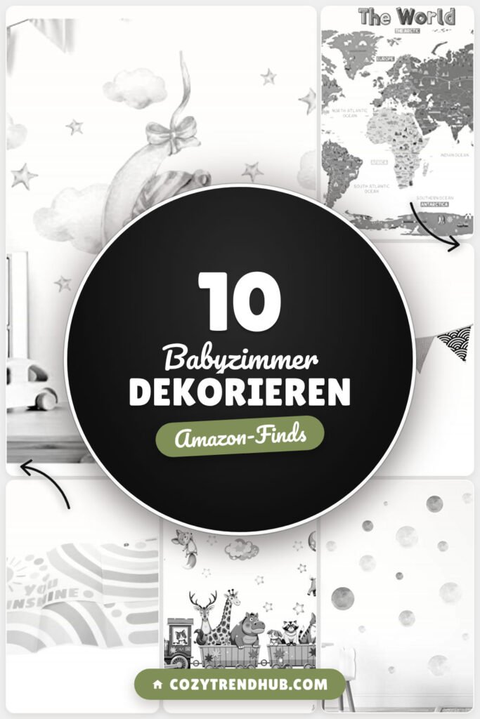 Babyzimmer dekorieren: 10 Amazon-Finds, die sofort Freude machen