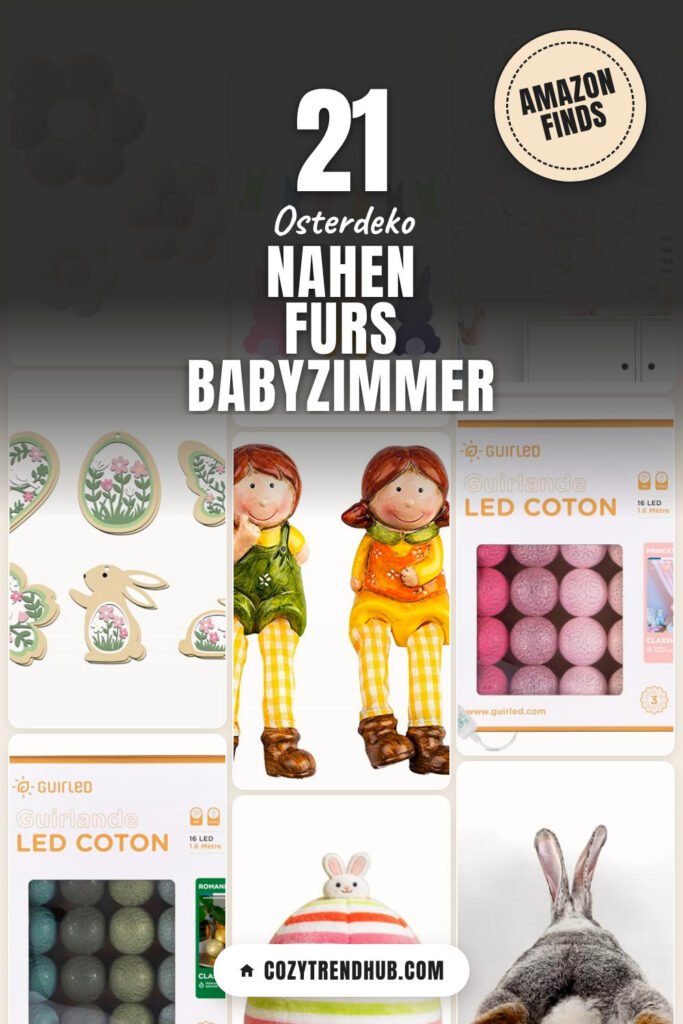 Osterdeko nähen fürs Babyzimmer: 21 Amazon-Finds, die du lieben wirst