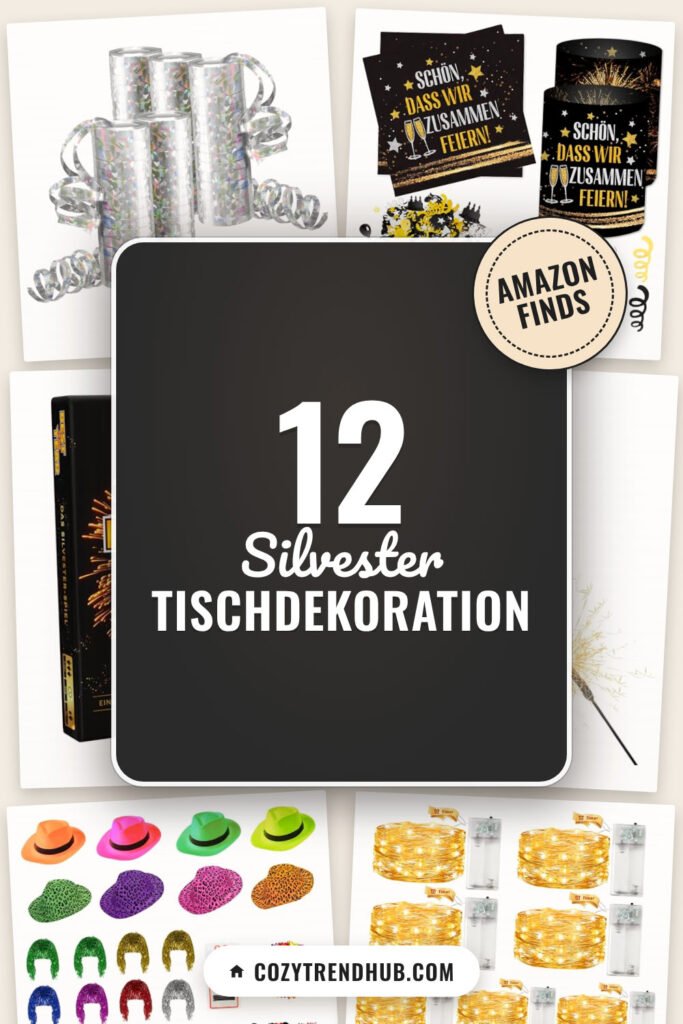 Silvester Tischdekoration: 12 Amazon-Finds, die sofort Freude machen