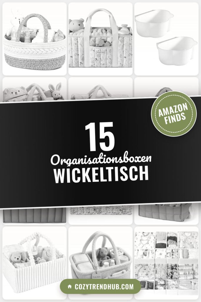 Organisationsboxen Wickeltisch: 15 Amazon-Finds, die sofort Freude machen
