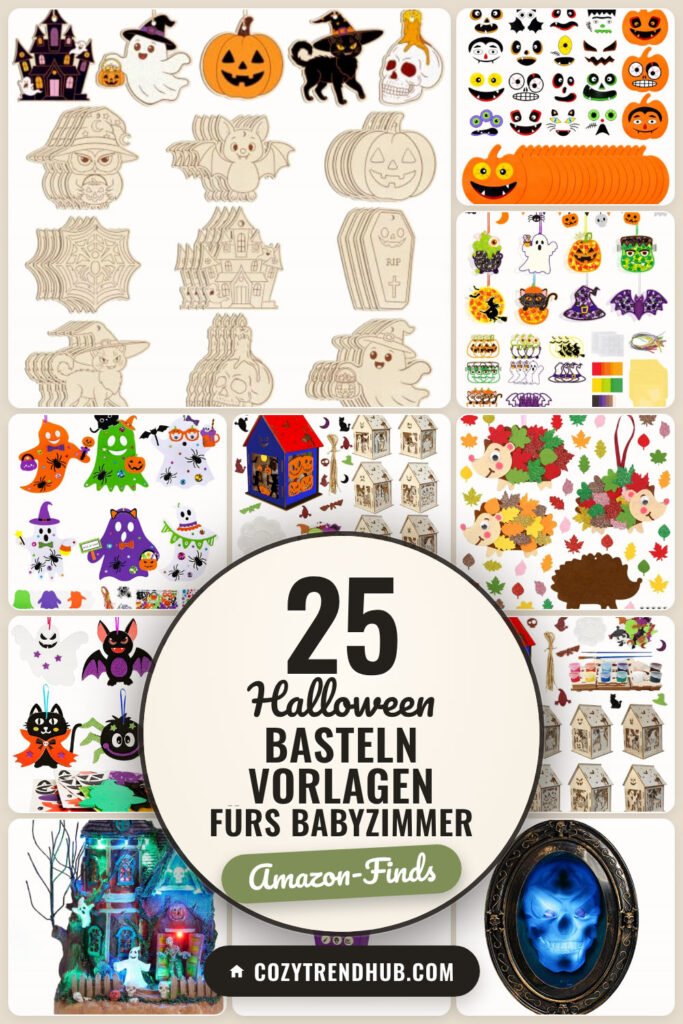 Halloween basteln Vorlagen fürs Babyzimmer: 25 Amazon-Finds
