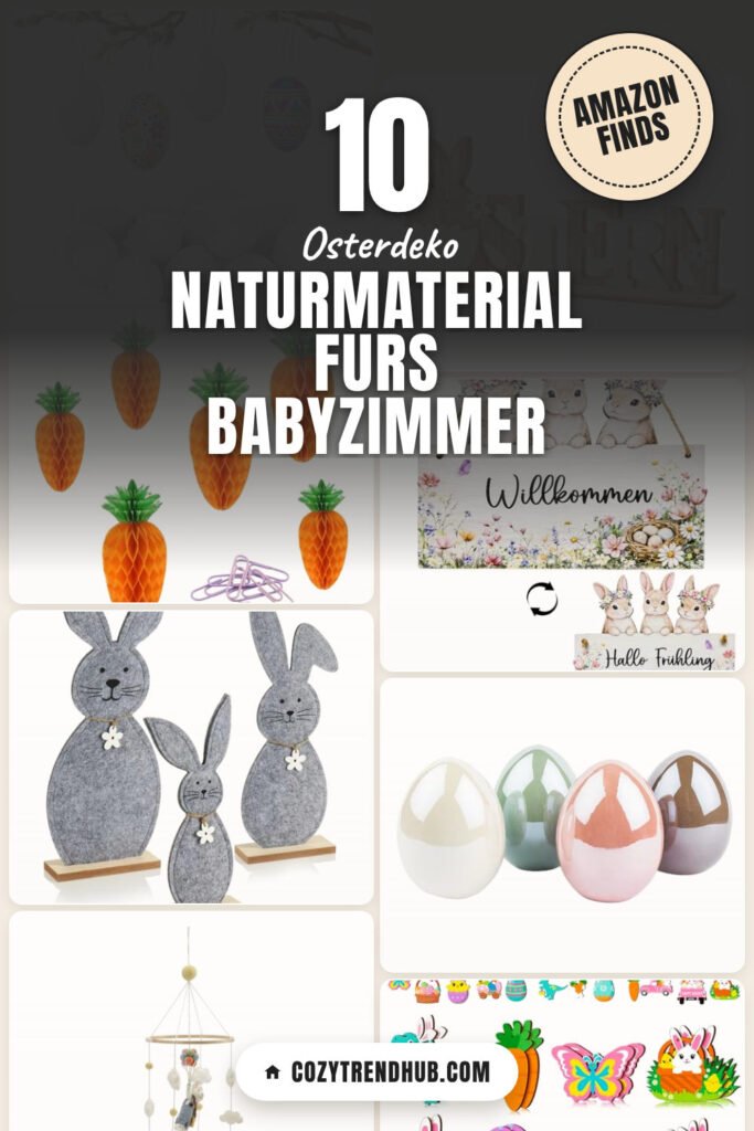 Osterdeko Naturmaterial fürs Babyzimmer: 10 Amazon-Finds